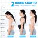 Adjustable Full Back Brace Posture Corrector for Men & Women - X-Small Black Hunchback Relief Belt for Neck & Shoulder Pain - Buy Online on GoSupps.com