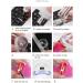Clear Jelly Nail Stamper & Scraper Set with Cap - Nail Art Stamping Tools Kit - Buy Online on GoSupps.com