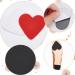 GORGECRAFT Anti-Slip Shoe Grip Stickers 8 Pairs Red Black Heart Shape Sole Protectors for High Heels | Non-Slip Rubber Bottom for Men & Women - Buy Online on GoSupps.com
