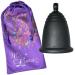 Me Luna Menstrual Cup Classic Ball Black Size L
