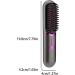 Buy Cordless Ceramic Hair Straightener Brush - Ionic Rechargeable Styling Comb for Women | Perfect for Travel & Thin Hair - Buy Online on GoSupps.com