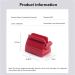 2 Pieces Rolling Tube Toothpaste Squeezer Toothpaste Seat Holder Stand Multifunction Manual Rotate Toothpaste Dispenser Bathroom Tooth Cleaning Accessories -Red White - Buy Online on GoSupps.com