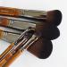 9-Piece Vintage Wooden Makeup Brush Set - Premium Eyeshadow Beauty Tools | 18cm D - International Shipping Available - Buy Online on GoSupps.com