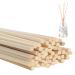Andshuai 50 pieces of fragrance sticks fragrance sticks refill wooden sticks for room fragrance diffuse sticks fiber diffuse sticks room scent sticks sticks for room fragrance wood color (19cm*3mm)