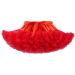 discoball girls skirt tulle ballet tutu layered ruffle skirt dance tulle skirt petticoat costumes red