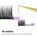 NAGARAKU Eyelash Extensions Individual Lashes 0.05mm D Curl 14mm - Classic Matte Black Soft Natural Professional | Beauty Salon Supplies - Buy Online on GoSupps.com