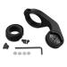 kwmobile bike mount compatible with Bryton Rider - GPS bike mount plastic - in black