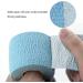 Buy Cotton Light Adhesive Crepe Bandage - Gentle Joint Support & Compression for Sports Injuries | 5cm x 4.5m | Available in White Black Beige & Sky Blue - International Shipping - Buy Online on GoSupps.com