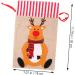 Gogogmee Party Snack Pouch 3 Pcs Christmas Storage Bag Candy Bags Gobstoppers Candy Christmas Drawstring Bag Decorative Items 30X18CM Assorted Color - Buy Online on GoSupps.com