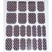 Chix Nails Polka Dot Vinyl Foils Nail Wraps in Pink on Black - Trendy Beauty for Fingers & Toes - Buy Online on GoSupps.com