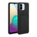 Tivenfezk Nadoli Silicone case for Xiaomi Redmi A1 Ultra thin shockproof scratch -resistant wallet soft TPU protective cover mobile phone case with credit card holder Xiaomi Redmi A1 black