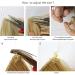 16 Inch Invisible Wire In Hair Extensions Synthetic Straight One Piece Secret Wire String Hairpiece - Bleach Blonde(Weight:90g) - Buy Online on GoSupps.com