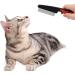 Flea Comb for Dog Cat Flea Lice Tear Stain Remover Pet Combs Fine Tooth Grooming Removal Tool Red Black 18cm x 4.5cm - Buy Online on GoSupps.com