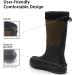 GIeeShield Waterproof Rubber Boots for Men and Women, All-Season Ultra-Light Rain Boots, Steel Shank, 6mm Neoprene, Durable Outdoor Muck Boots - Size 11 Brown - Buy Online on GoSupps.com