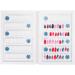 Nail Polish Display Book Materials Safety and Environmental Protection Color Card for Home Manicure Store Beauty Salon Salon Shop(White) - Buy Online on GoSupps.com