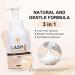 Eyelash Extension Cleanser | 500ml Eyelash Shampoo & Foam Brush for Lash Wash | Salon & Home Use - Buy Online on GoSupps.com