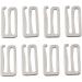 Metal Replacement Bra Strap Slide Hook Swimsuit Bra Hooks - Mixed Color - 1 inch (40pcs) - Buy Online on GoSupps.com