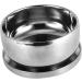 Premium Silver Shaving Bowl with Lid | Durable Alloy Smooth Edge & Non-Slip Design | Essential Wet Shave Tool for Men s Grooming - Buy Online on GoSupps.com