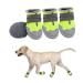 Dog Boots, Medium and Large Dog Boots and paw Guards, Suitable for Snowy Winter Days, hot Summer Roads, Waterproof in The rain, Outdoor Walks, Indoor Hard Surface Anti-Slip Shoes 4 Pieces green #8 (width 3.35 inch) for 74-90 lbs