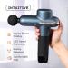 Sonic Plus Percussion Massage Gun - 10 Attachments, Portable & Super Quiet - Deep Tissue Muscle Massager for Athlete Recovery and Chiropractic Therapy - 5 Speeds + 3 Auto Speeds - Blue - Buy Online on GoSupps.com