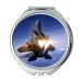 YENDOSTEEN fighter jets Mirror Compact Mirror street fighter game pocket mirror portable mirror