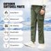 JOMLUN Boys Fleece Lined Hiking Pants - Waterproof & Windproof Kids Cargo Insulated Pant - Winter Green 14-16 Years - Buy Online on GoSupps.com