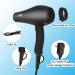 Infrared Professional Salon Hair Dryer | Negative Ionic Blow Dryer with Diffuser & Concentrator | Fast Drying | Pro Ion Quiet Hairdryer | Comb Included - Buy Online on GoSupps.com