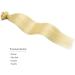 Yamel Pre Bonded U Tip Hair Extensions Real Human Hair Warm Blonde 1g/Strand Keratin Nail Tip Hair 50 Strands 16 Inch 16 Inch 60# Warm Platinum Blonde - Buy Online on GoSupps.com