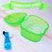 Keedolla Denture Cups for Soaking Dentures Denture Cleaning Case Retainer Container Mouth Guard Bath Box Holder Case with Brush for Night Guard Gum Shields and Dental Appliances Green - Buy Online on GoSupps.com