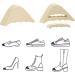 Ponpon 16 Pairs Reusable Toe Filler Inserts - Adjustable Shoe Filler for Men & Women | Perfect Fit for Too Big Shoes - Buy Online on GoSupps.com
