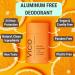 Vico Natural Plastic Free Deodorant Stick 2.65 Oz Orange Blossom- Effective Odor Protection Plastic Free Vegan Cruelty Free Unisex Men Women Orange Blossom 1 Pack - Buy Online on GoSupps.com