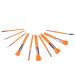 Soft Hair Eyeshadow Loose Powder Makeup Brush Set for Beginners | Orange Cosmetic Tools - Buy Now - Buy Online on GoSupps.com