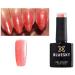 Bluesky Nail Gel Polish Coral Peach Shimmer with Fine Silver Glitter 80620 Sparks Fly UV LED Soak Off 10ml
