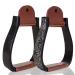 Tahoe Tack Black Engraved Adult Western Show Stirrups