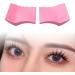 2Pcs 2 in 1 Silicone Eyelash Stamper Tool Lower Eyelash Portable Stencils for Gift Professionals Pink - Buy Online on GoSupps.com