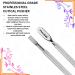 PromaxCare Professional Cuticle Pusher & Spoon Nail Cleaner - Stainless Steel Manicure & Pedicure Tool for Fingernails & Toenails - Durable Cuticle Remover (Silver - Buy Online on GoSupps.com