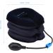 Salutuya Neck Traction Device & Collar Support - Inflatable Adjustable Semi-Velvet Stretcher for Neck Pain Relief (Navy) - International Shipping Available - Buy Online on GoSupps.com