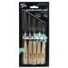 Mont Marte Studio Palette Knife Set, 5 Piece. Selection of Different Sizes and Styles of Stainless Steel Palette Knives.