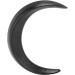 Moon Hairpin Exquisite Small Size Decorative Moon Hair Fork for Daily Travel (Black) - Buy Online on GoSupps.com
