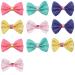 Luliyldj 10 pieces of dogs hair clips dog hair grinding Bowknot dog hair grooming accessories headgear for pets for animal care for small medium -sized dogs cats pets hair