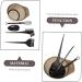 Lurrose Hair Dye Brush and Bowl Set Hair Color Brush Mixing Bowl Kit Tint Comb Ear Cover Hair Coloring Applicator Tools Barber for Salon Home - Buy Online on GoSupps.com
