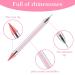 Ouligay Dual Ended Strass Picker Dotting Pen - Interchangeable Wax Heads for Nail Art & DIY Gemstones (Pink) - Buy Online on GoSupps.com