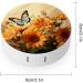 Buy Cute Sunflower & Butterfly Print Contact Lens Case | Travel & Care Box for International Shipping - Buy Online on GoSupps.com