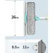 Double-Sided Window Cleaner-Detachable Telescopic U Shaped Professional Window Cleaning Tool Flexible Outside Double-Sided Glass Cleaner Kit - Buy Online on GoSupps.com