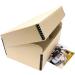 Lineco Tan Hinged Lid Photo Box 5.5x7.75x12 | Archival Acid Free, Holds up to 1100 4x6/5x7 Pictures | Protect Photos, Documents, Prints | 1 Pack - Buy Online on GoSupps.com