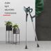 Parten Crutches for Adults Height Adjustable Medical arms Crutch Portable Lightweight Aluminum Alloy Closed-Cuff Walking Stick It's so Kind of You Prosperous Double branch - Buy Online on GoSupps.com