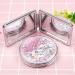 3-Piece Double-Sided Folding Mirror Set | Round Makeup & Portable Quicksand Pocket Mirrors | Mini Travel Beauty Mirrors for Flawless Looks - Buy Online on GoSupps.com