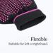 QCBO 2 Pieces Heat Resistant Gloves Silicone Non-Slip Gloves for Hair Styling Curling Iron Fit All Hand Sizes (Rose red Silicone dots) - Buy Online on GoSupps.com