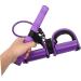Pedal Tensioner Exercise Rope Set - Foot Pedal Resistance Trainer & Elastic Pull Bands for Legs - TPE Purple | International Shipping Available - Buy Online on GoSupps.com