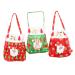 Anneome Santa Present 3pcs Christmas Candy Bag Candy Bags Christmas Drawstring Bag Decorative Hand Bags Backpack Bag